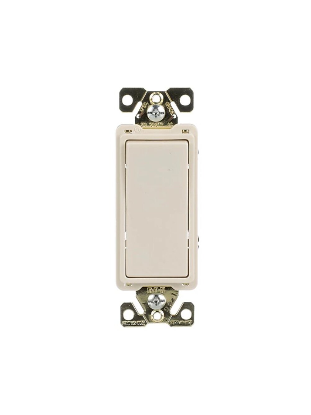 NEW 20-amp Single-pole Rocker Light Switch Light almond